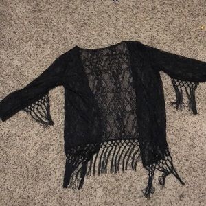 Lace kimono